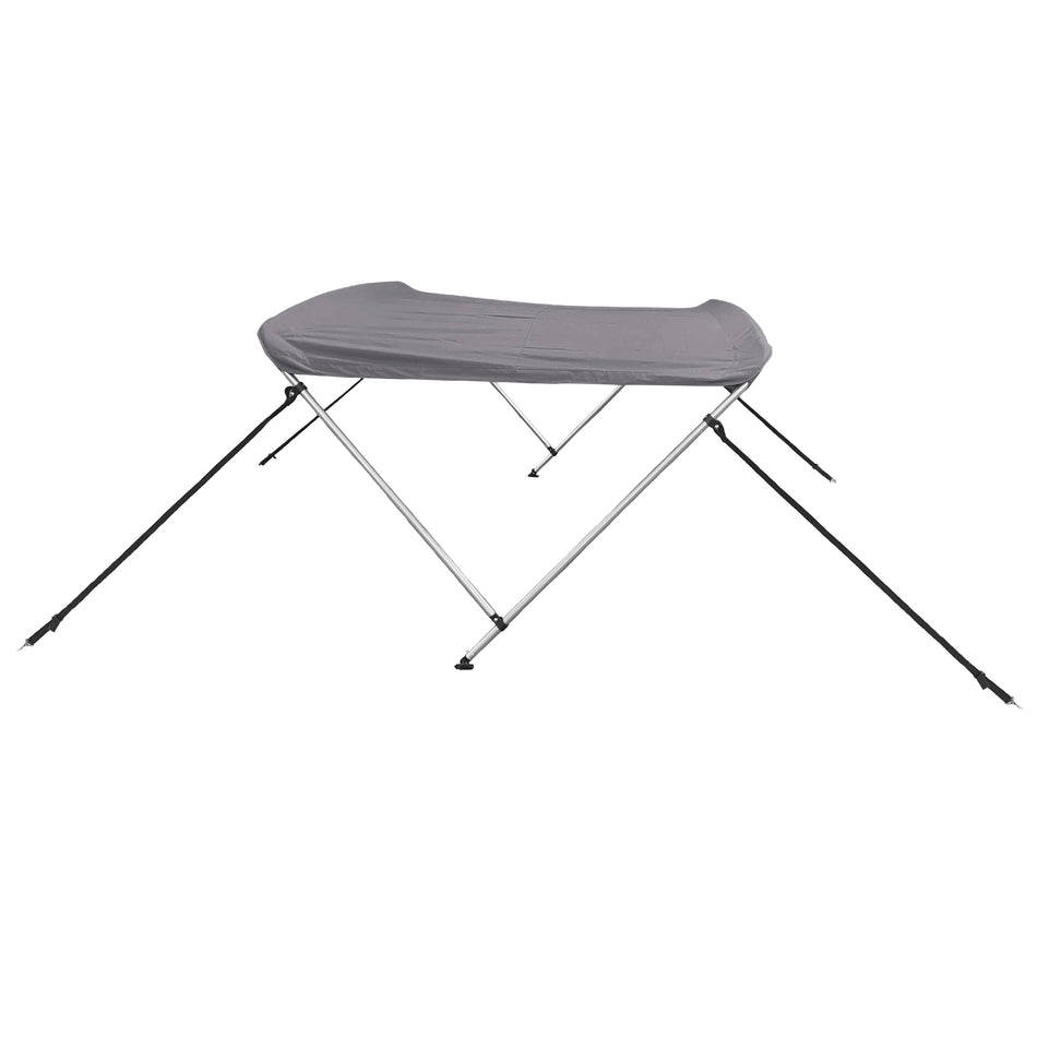 SolaquaShield 2 Bow Bimini Top Round Tube Full Set 66" Long 42" Height