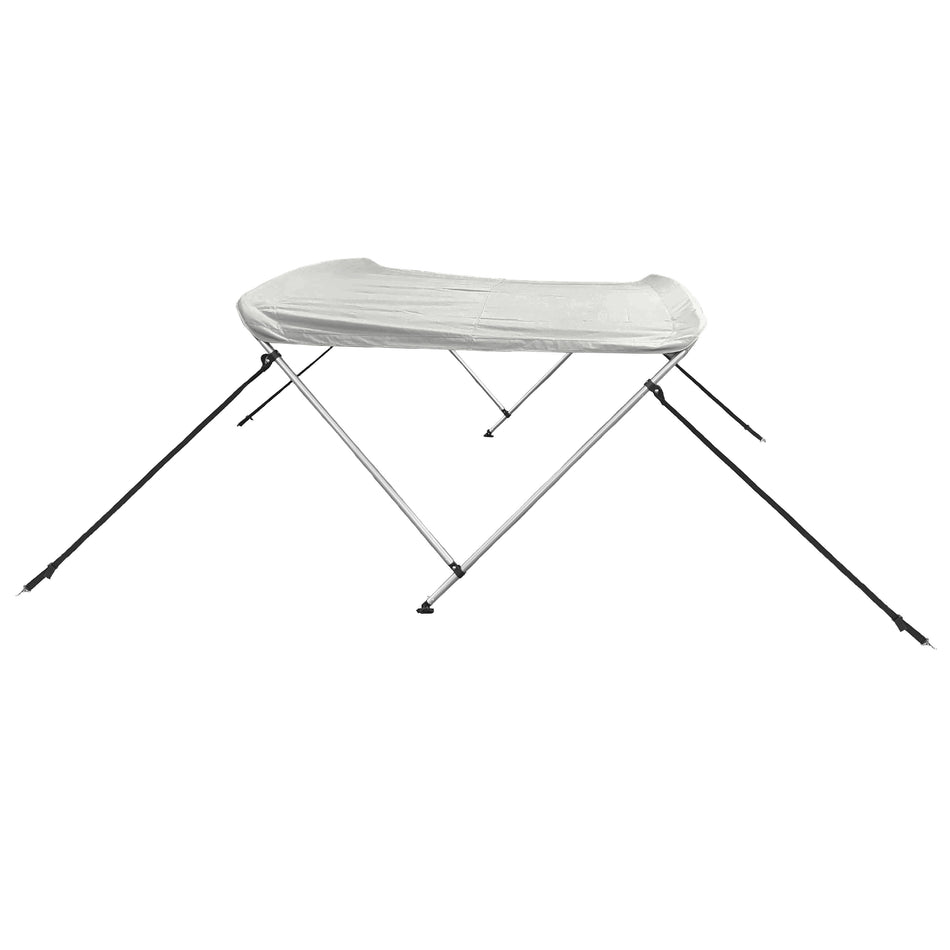 SolaquaShield 2 Bow Bimini Top Round Tube Full Set 66" Long 42" Height