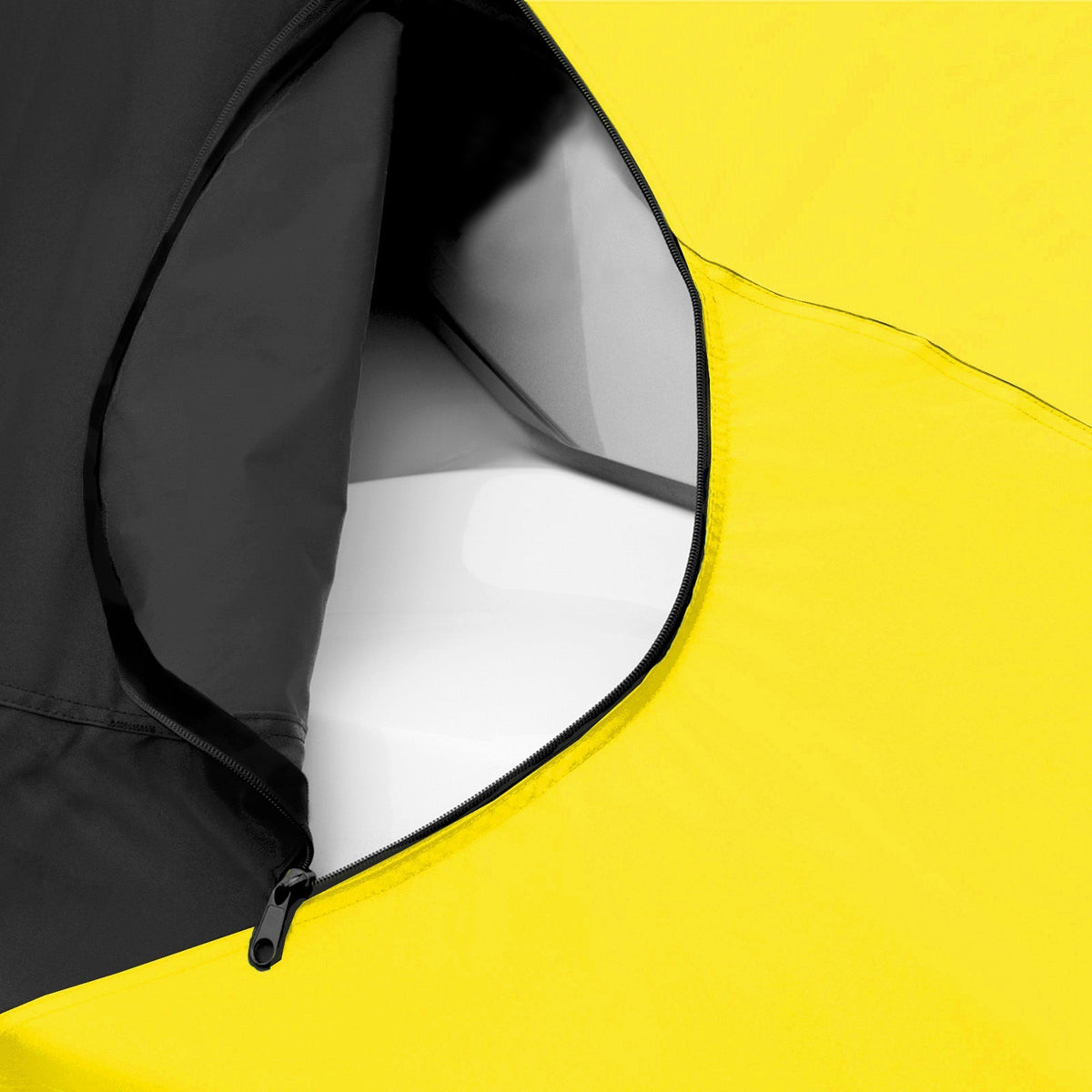 EliteShield JetPro Jet Ski Covers yellow and black two tone color with zippered fuel tank accesses on both side