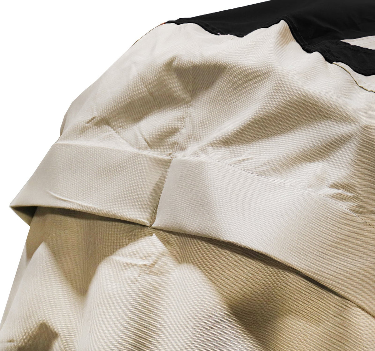 black and gray two tone color jet ski cover with rear aire vents