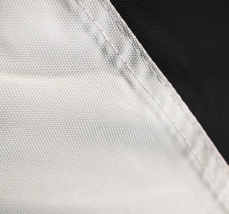 black and gray two tone color jet ski cover-double stitched seams with rot-proof thread